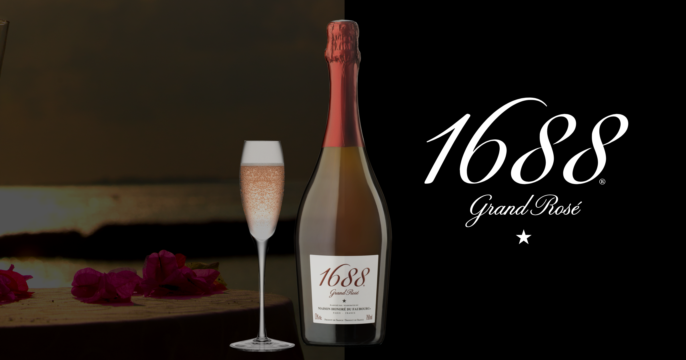 1688 Grand Rosé（ロゼ）最高級フランス製スパークリング